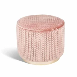 Pouf di design in tessuto Belle 1