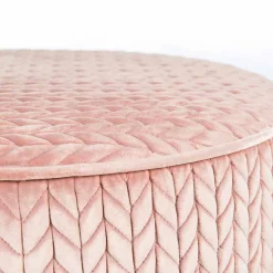 Pouf di design in tessuto Belle 1