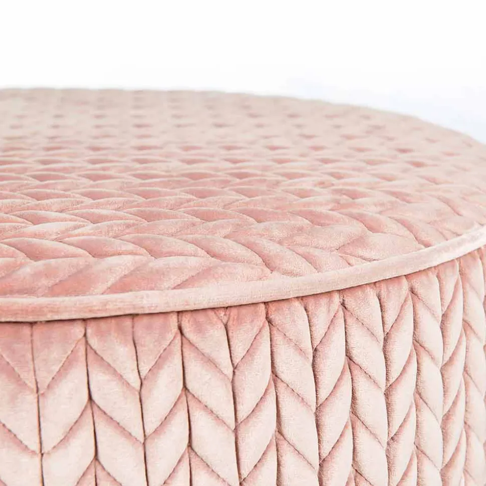 Pouf di design in tessuto Belle 1