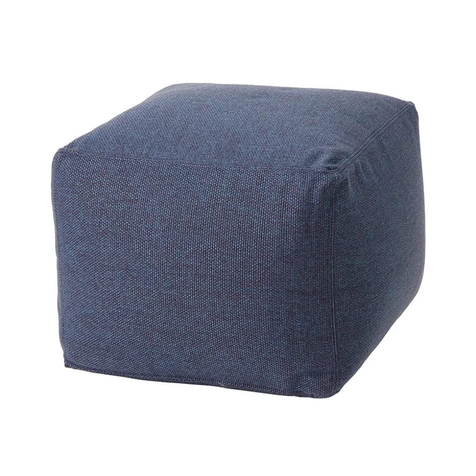 Pouf Morbido Quadrato da Interno ed Esterno in Tessuto Vari Colori - Naemi