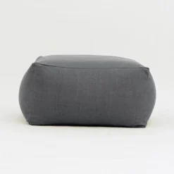 Pouf Tavolino per il Giardino in Tessuto Outdoor Color Antracite - Maestrale