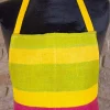 Pregiato Grembiule d'Arte Artigianale in Canapa Dipinto a Mano Made in Italy