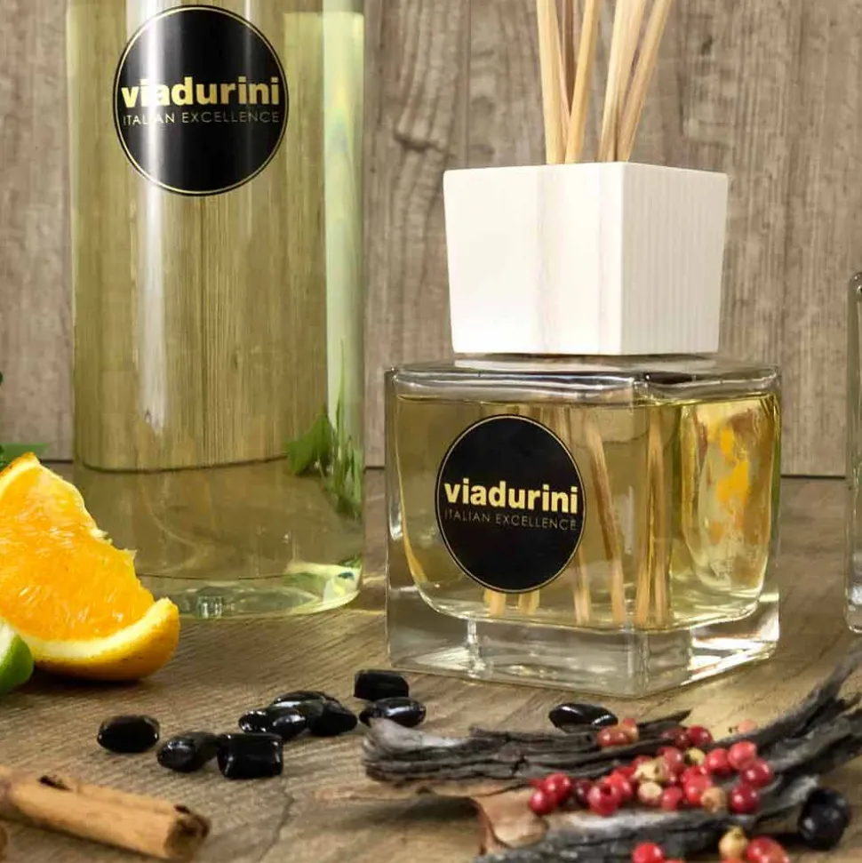 Profumatore Ambiente Acqua Marina 2,5 Lt con Bastoncini - Essenzadiportofino