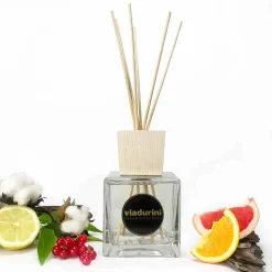 Profumatore Ambiente Cotone e Canapa 500 ml con Bastoncini - Acquadipositano