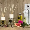 Profumatore Ambiente Fragranza Ambrata 200 ml con Bastoncini - Sassidimatera