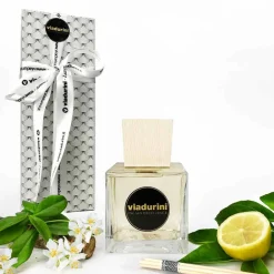 Profumatore Ambiente Fragranza Cuoio 500 ml con Bastoncini - Lavecchiavenezia