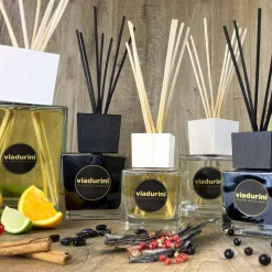 Profumatore Ambiente Fragranza Ambra 500 ml con Bastoncini - Romaeterna