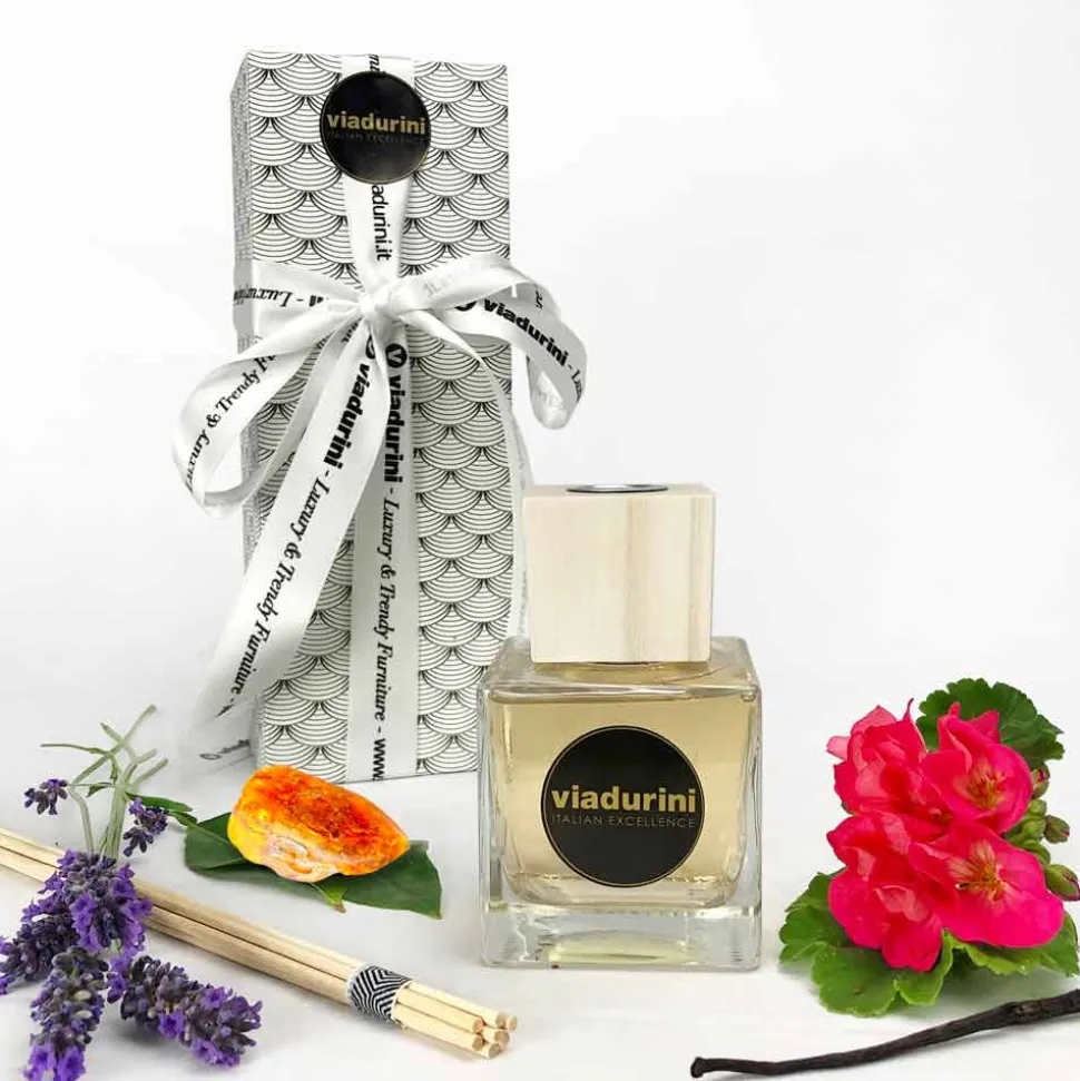 Profumatore Ambiente Fragranza Ambra 200 ml con Bastoncini - Romaeterna