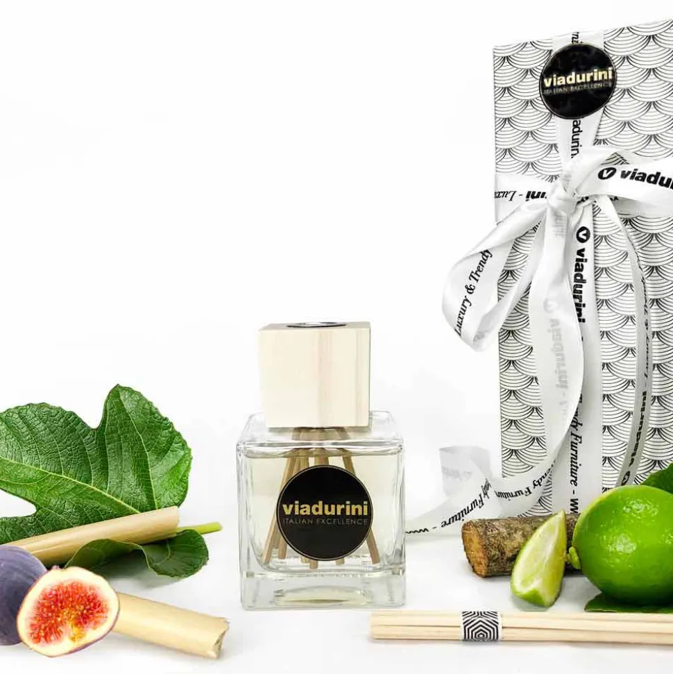 Profumatore Ambiente Fragranza Bamboo Lime 200 ml con Bastoncini - Ariadicapri