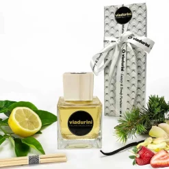 Profumatore Ambiente Rosa Marittima 200 ml con Bastoncini - Rosadiamalfi