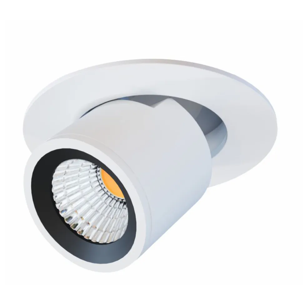 Proiettore a Led Plafoniera Orientabile in Alluminio 4 Pezzi - Etrusca