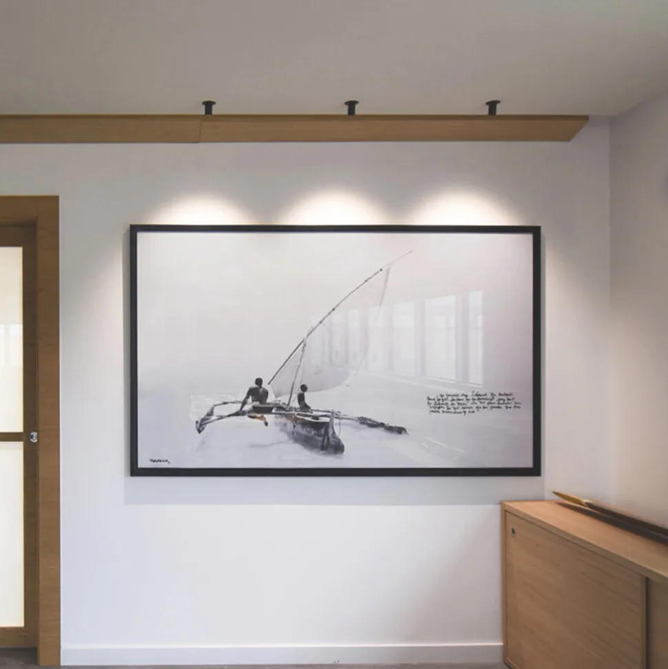 Proiettore a Led Plafoniera Orientabile in Alluminio 4 Pezzi - Etrusca