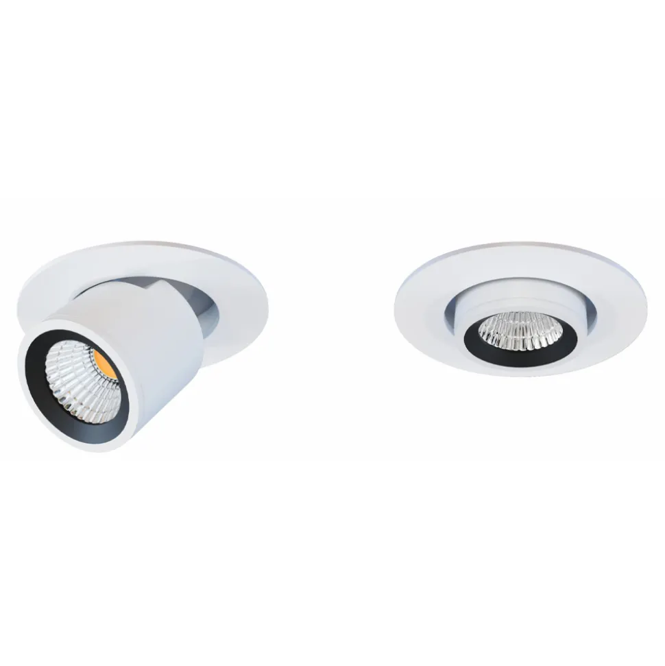 Proiettore a Led Plafoniera Orientabile in Alluminio 4 Pezzi - Etrusca