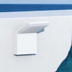Proiettore LED 18W Applique da Esterno in Alluminio Bianco o Nero - Nerea