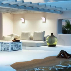 Proiettore LED 18W Applique da Esterno in Alluminio Bianco o Nero - Nerea