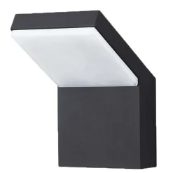Proiettore LED 18W Applique da Esterno in Alluminio Bianco o Nero - Nerea