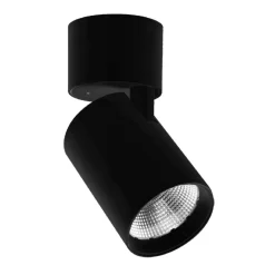 Proiettore Plafoniera Led Orientabile in Alluminio Bianco o Nero - Point