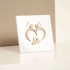 Quadretto della Sacra Famiglia con Incisione Laser Made in Italy - Zuleika