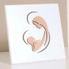 Quadretto Inciso a Laser di Maria e Gesù Bambino Made in Italy - Nigella