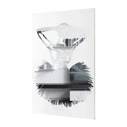 Quadro con Decoro a Specchio di Danzatrice Made in Italy - Evie