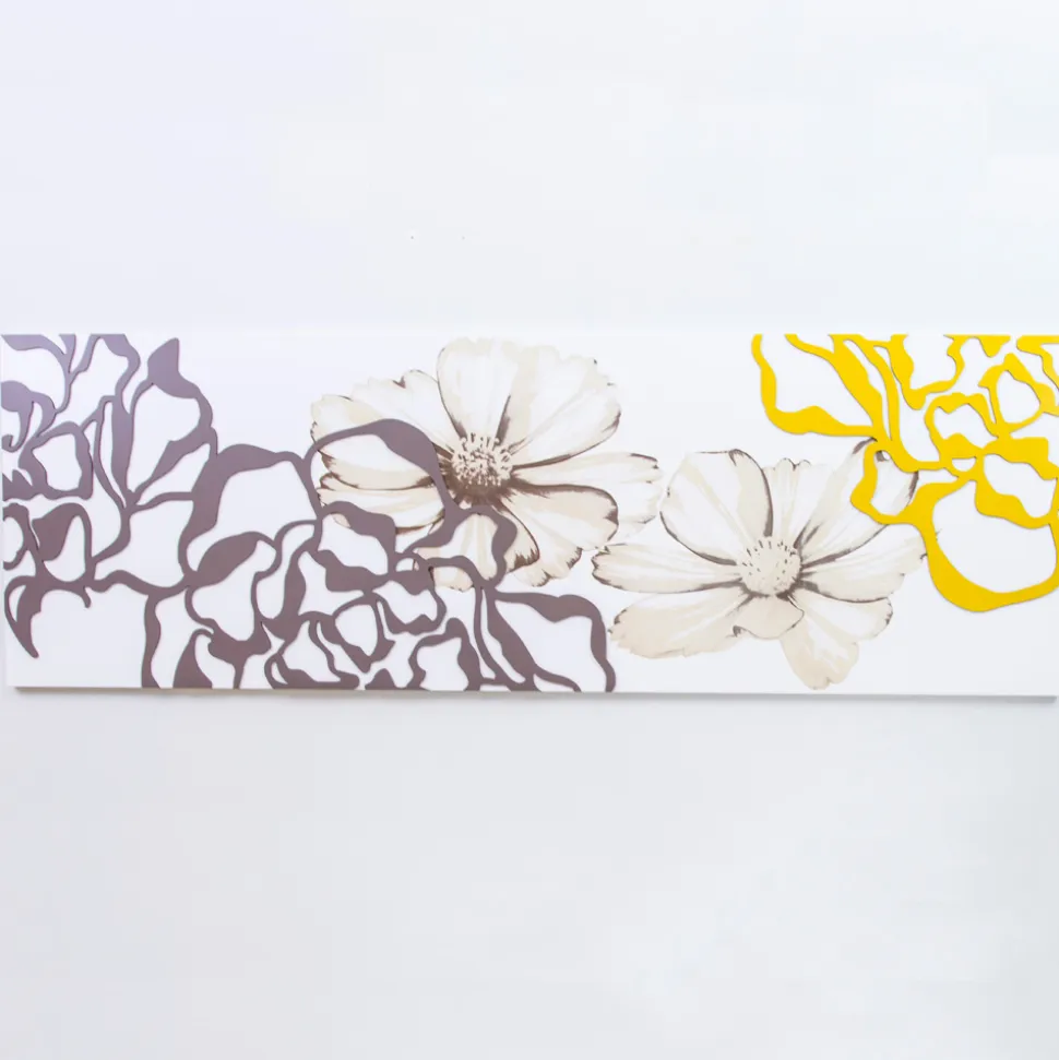 Quadro con Fiori Peonia Realizzato con il Laser Made in Italy - Freya