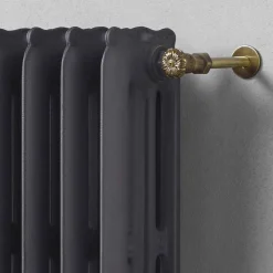 Radiatore di Design 5 Elementi Lisci in Ghisa da Terra fino 914 W - Barocco