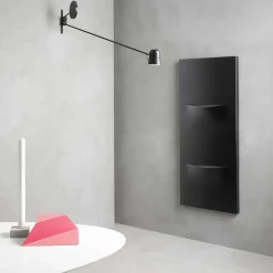 Radiatore Elettrico Verticale Design in Acciaio Moderno fino a 1000 W - Cut