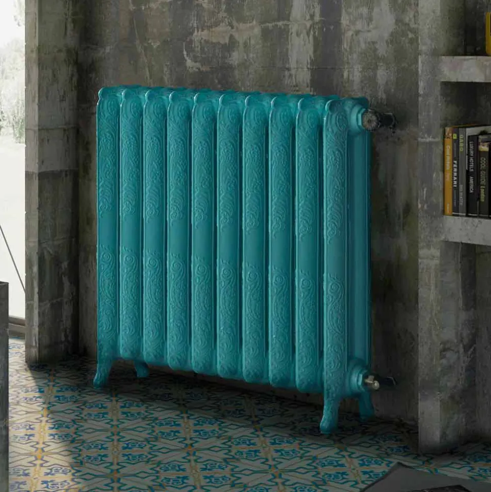 Radiatore termoarredo idraulico in ghisa decorato Tiffany Scirocco H