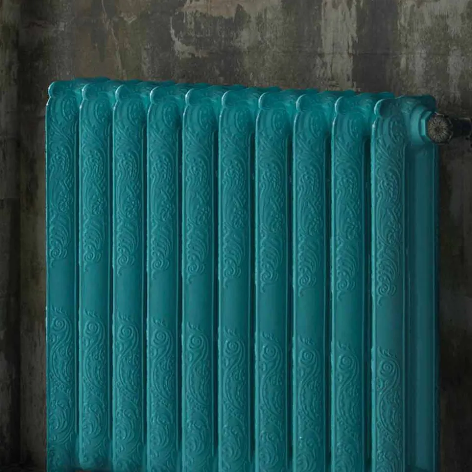 Radiatore termoarredo idraulico in ghisa decorato Tiffany Scirocco H