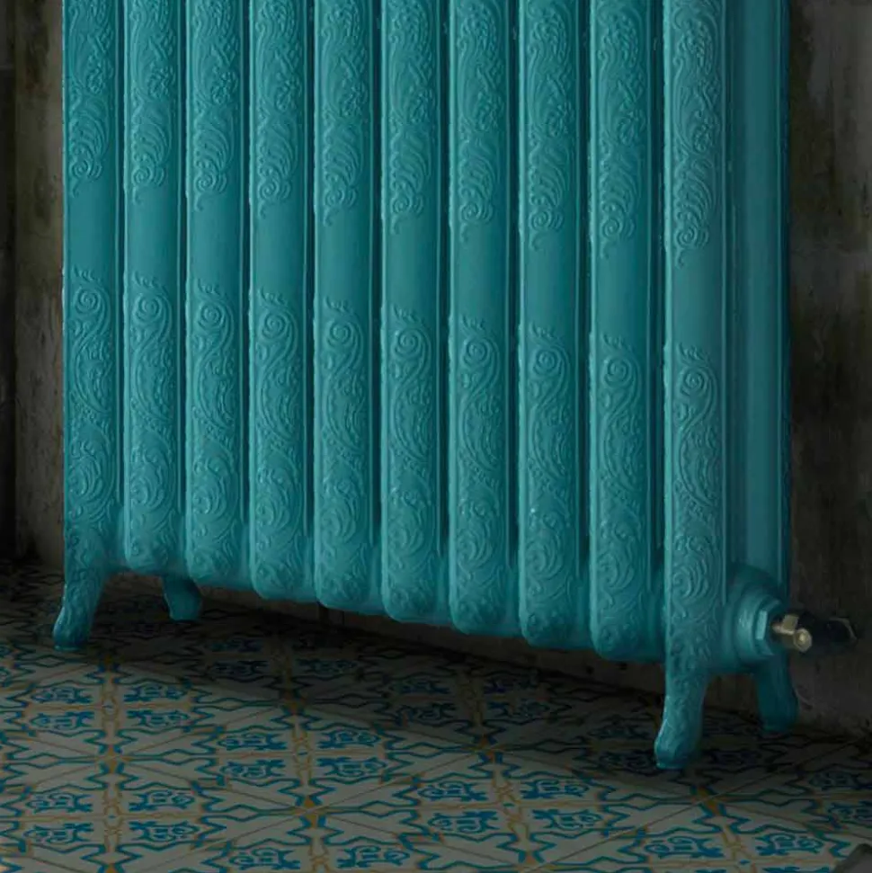 Radiatore termoarredo idraulico in ghisa decorato Tiffany Scirocco H