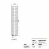 Radiatore termoarredo lego idraulico di design Brick by Scirocco H