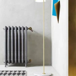 Radiatore Vintage 7 Elementi Decorati in Ghisa da Terra fino 1062 W - Barocco