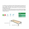 Rete Singola con 14 Doghe in Legno Bio Comfort 1 Made in Italy - Mast