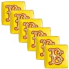 Rosenthal Versace Alphabet 6 Coppette Quadre Piane in Porcellana - Alphabet