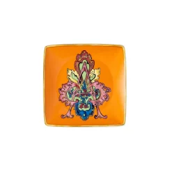 Rosenthal Versace Alphabet 6 Coppette Quadre Piane in Porcellana - Alphabet