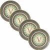 Rosenthal Versace Barocco Mosaic 4 Piatti Piani Diametro 17 cm - Mosaic