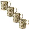 Rosenthal Versace Barocco Mosaic 4 Bicchieri con Manico in Porcellana - Mosaic