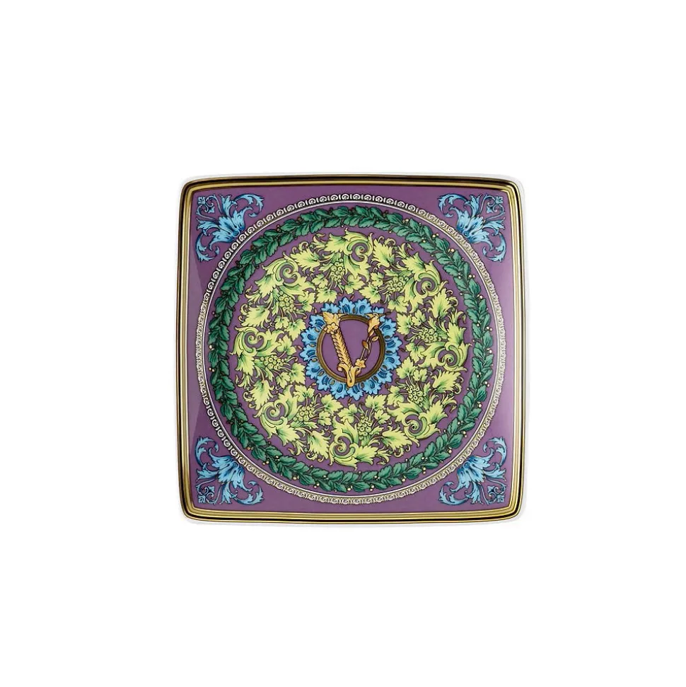 Rosenthal Versace Barocco Mosaic 6 Coppette Quadre Piane in Porcellana - Mosaic