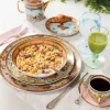 Rosenthal Versace Le Jardin 4 Bicchieri Senza Manico con Elementi Naturali - Medusa