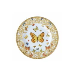 Rosenthal Versace Le Jardin 4 Piatti Piani Diametro 18 cm in Porcellana - Jardin