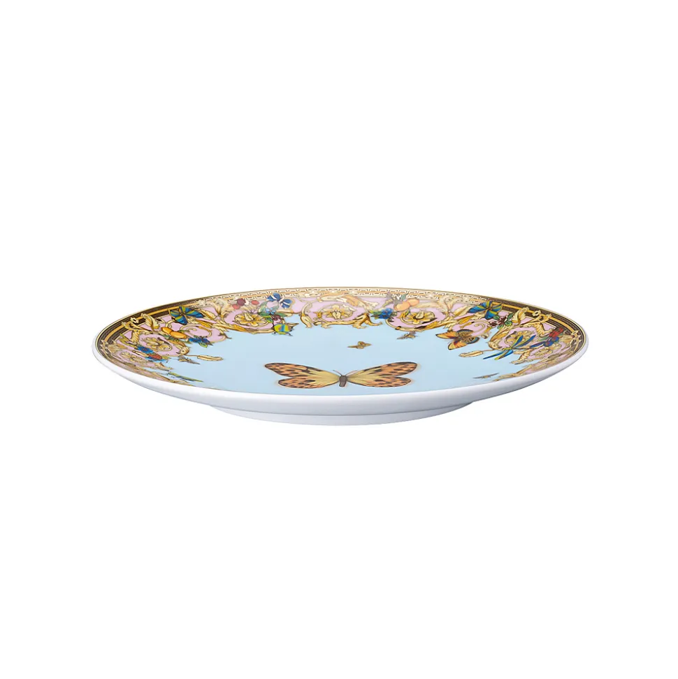 Rosenthal Versace Le Jardin 4 Piatti Piani Diametro 17 cm in Porcellana - Jardin