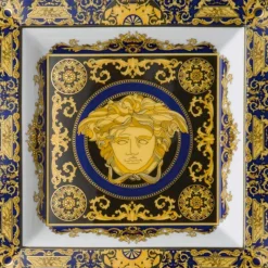 Rosenthal Versace Medusa Blue Coppa 22cm di moderno design porcellana