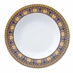 Rosenthal Versace Medusa Blue Piatto fondo moderno design porcellana