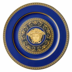 Rosenthal Versace Medusa Blue Piatto segnaposto di design porcellana