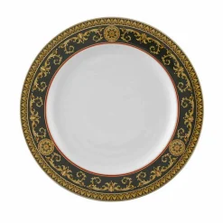 Rosenthal Versace Medusa Blue Piatto piano 27cm di design porcellana