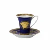 Rosenthal Versace Medusa Blue Tazza da caffè alta di design porcellana