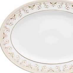 Rosenthal Versace Medusa Gala Piatto ovale 34cm di design porcellana
