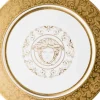 Rosenthal Versace Medusa Gala Gold Piatto segnaposto 33cm porcellana