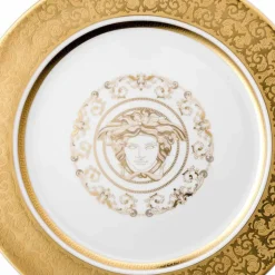 Rosenthal Versace Medusa Gala Gold Piatto segnaposto 30cm porcellana