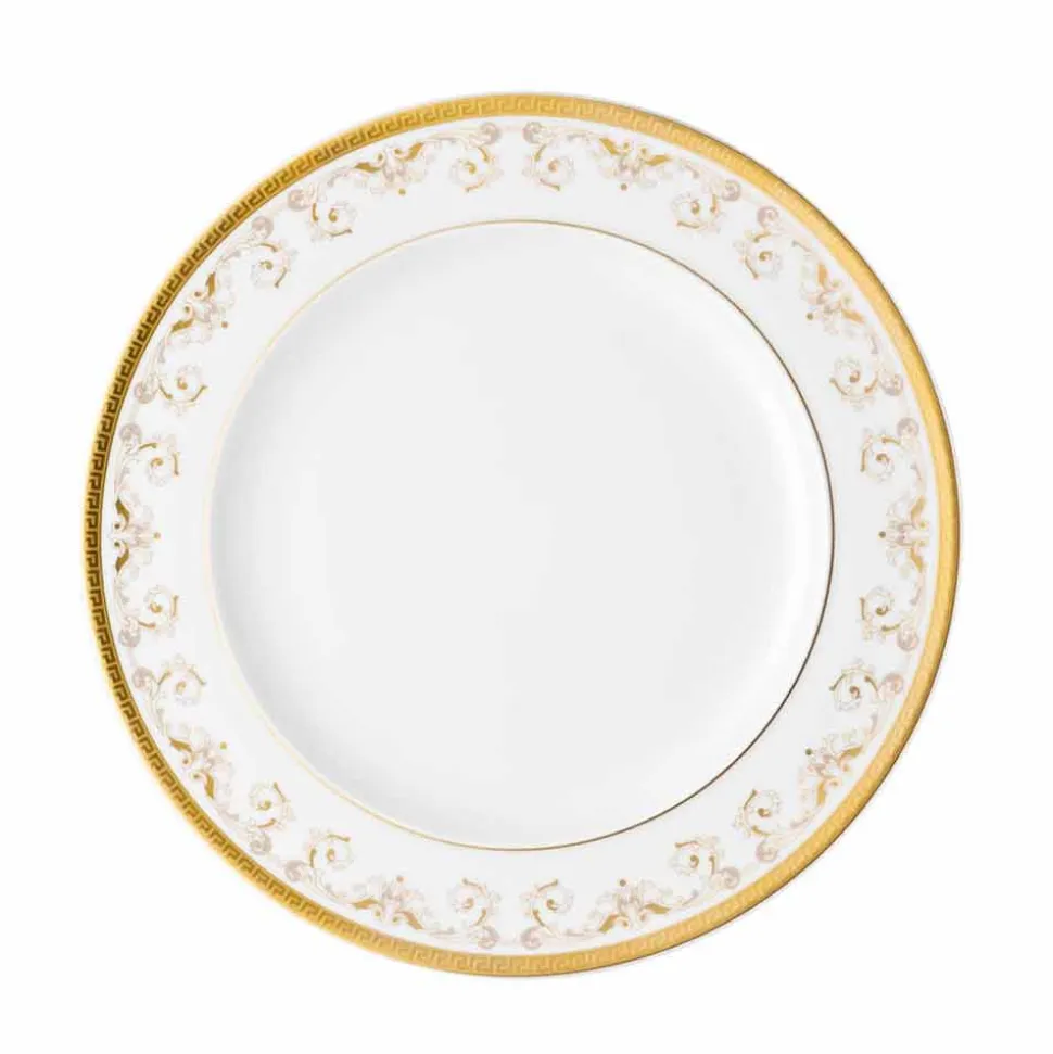 Rosenthal Versace Medusa Gala Gold Piatto piano 27cm design porcellana